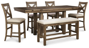Moriville Counter Height Dining Set Half Price Furniture