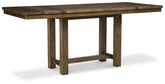 Moriville Counter Height Dining Extension Table  Half Price Furniture