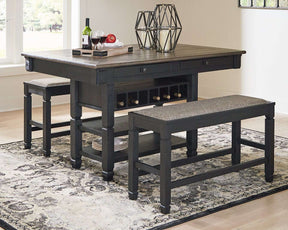 Tyler Creek Counter Height Dining Table Half Price Furniture