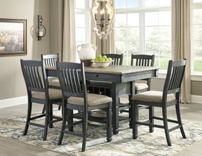 Tyler Creek Counter Height Dining Table Half Price Furniture