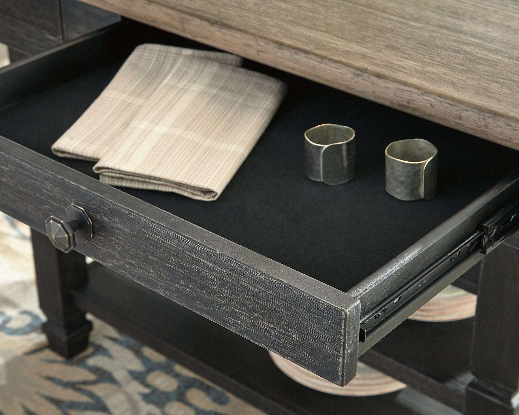 Tyler Creek Counter Height Dining Table Half Price Furniture