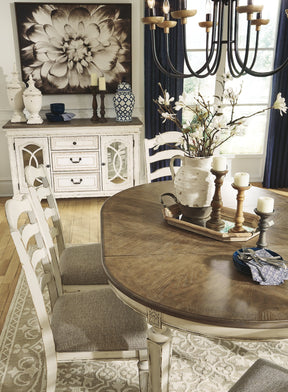 Realyn Dining Extension Table Half Price Furniture