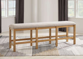 Havonplane 72" Counter Height Dining Bench Half Price Furniture