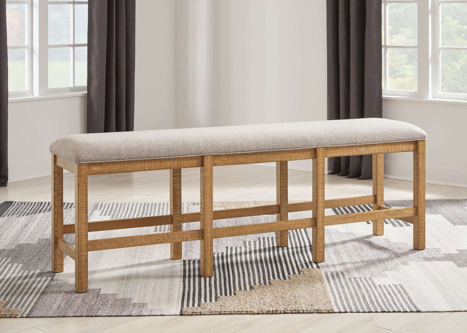Havonplane 72" Counter Height Dining Bench Half Price Furniture