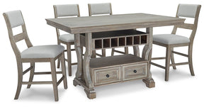 Moreshire Counter Height Dining Set - Half Price Furniture