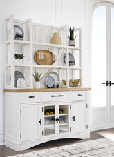 Ashbryn Dining Server and Hutch Ashbryn Dining Server and Hutch Half Price Furniture