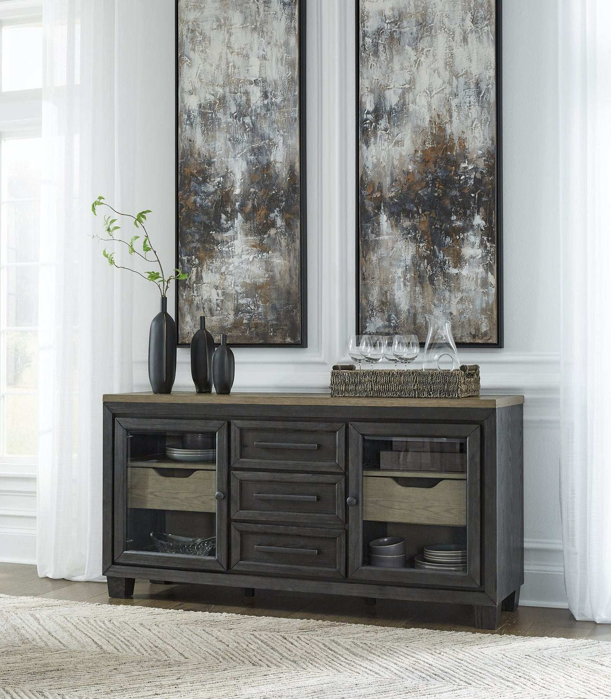 Foyland Dining Server Half Price Furniture