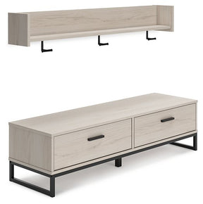 Socalle Bench with Coat Rack Half Price Furniture