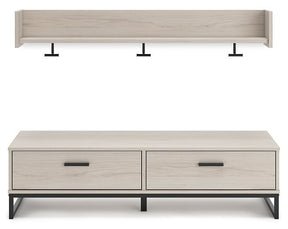 Socalle Bench with Coat Rack - Half Price Furniture