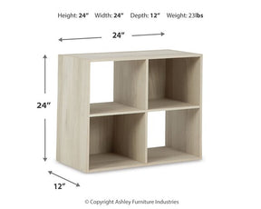 Socalle Four Cube Organizer - Half Price Furniture