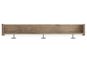 Oliah Wall Mounted Coat Rack with Shelf - Half Price Furniture