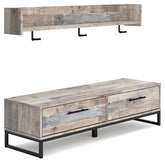 Neilsville Bench with Coat Rack Half Price Furniture