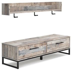 Neilsville Bench with Coat Rack Half Price Furniture