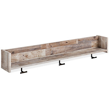 Neilsville Wall Mounted Coat Rack with Shelf - Half Price Furniture