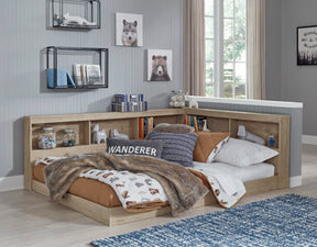 Oliah Youth Bookcase Storage Bed - Half Price Furniture