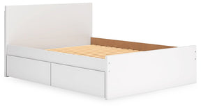 Onita Panel Bed with 1 Side Storage - Half Price Furniture