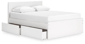 Onita Panel Bed with 1 Side Storage - Half Price Furniture