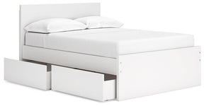 Onita Panel Bed with 1 Side Storage - Half Price Furniture