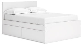 Onita Panel Bed with 1 Side Storage  Half Price Furniture