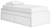 Onita Bed with 1 Side Storage Half Price Furniture