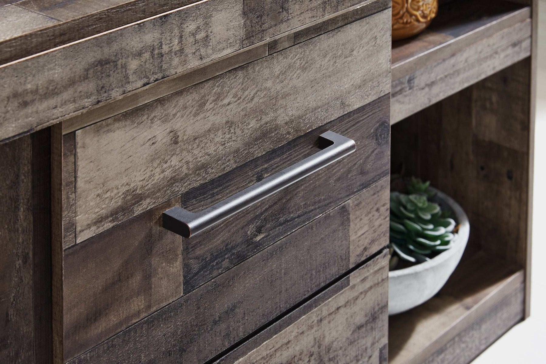 Derekson TV Stand with Electric Fireplace - TV Stand - Half Price Furniture