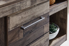 Derekson TV Stand with Electric Fireplace - TV Stand - Half Price Furniture