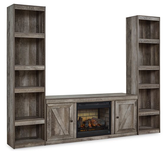 Wynnlow 3-Piece Entertainment Center with Electric Fireplace  Half Price Furniture