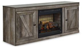 Wynnlow TV Stand with Electric Fireplace Half Price Furniture