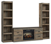Trinell 3-Piece Entertainment Center with Electric Fireplace Half Price Furniture