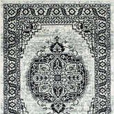 Serang Gray/Black 5' X 7' Area Rug - Half Price Furniture