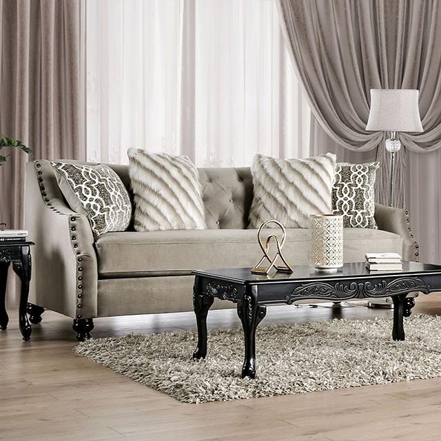 Ezrin Light Brown Sofa  Half Price Furniture