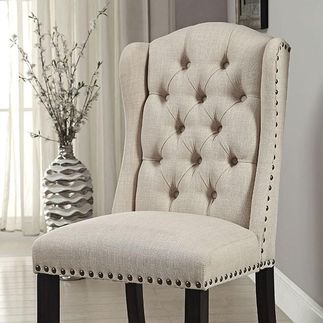 Wingback Chair, Beige (2/CTN)  Half Price Furniture