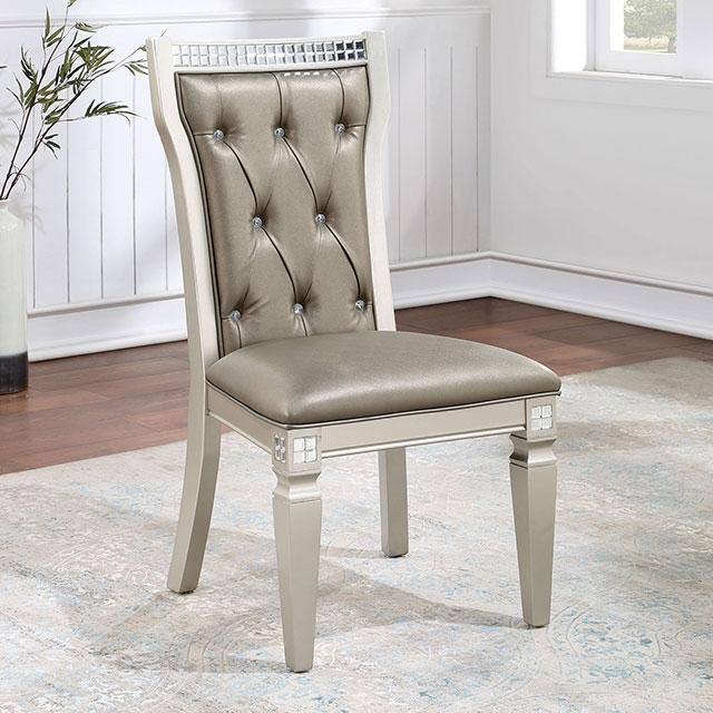 ADELINA Side Chair  Las Vegas Furniture Stores
