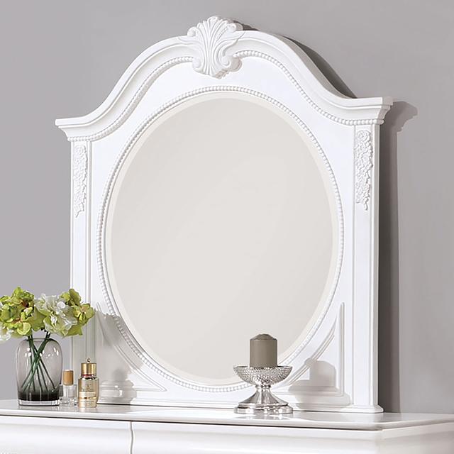ALECIA Mirror, White  Half Price Furniture