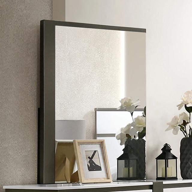 BIRSFELDEN Mirror, White  Half Price Furniture