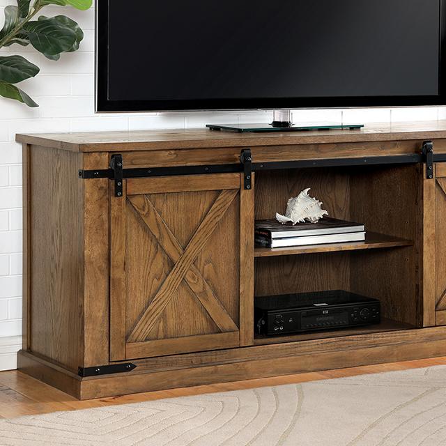 BORREGO TV Stand, Dark Oak  Half Price Furniture