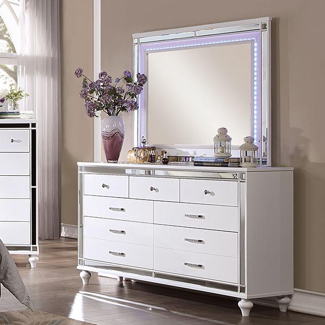 BRACHIUM Dresser, White  Half Price Furniture