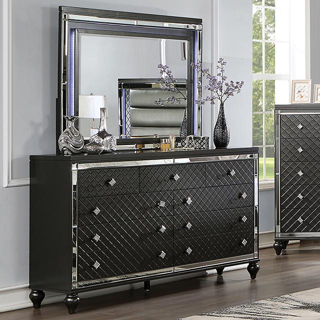 CALANDRIA Dresser, Gray  Half Price Furniture