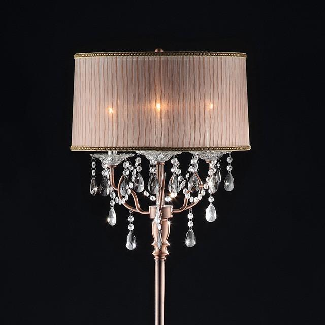 CECELIA Floor Lamp, Hanging Crystal  Half Price Furniture