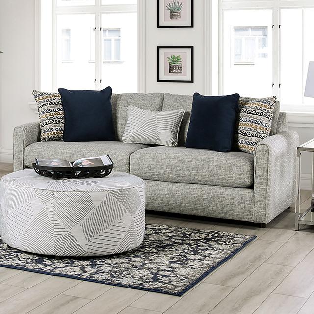 CHANCERY Sofa, Gray/Navy  Half Price Furniture