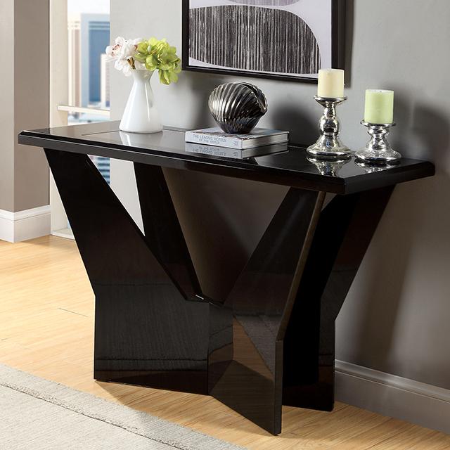 DUBENDORF Sofa Table, Black  Half Price Furniture
