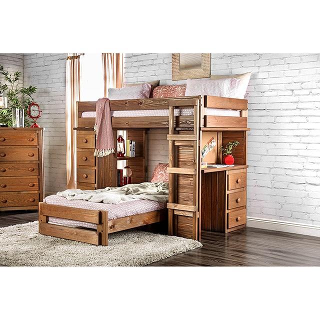 EILEEN T/T Loft Bed w/ 2 Slat Kits (*Mattress Ready)  Half Price Furniture