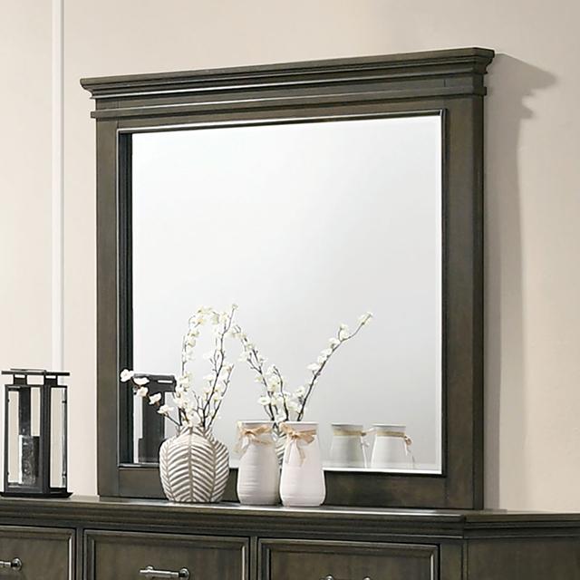 HOUSTON Mirror, Gray  Half Price Furniture