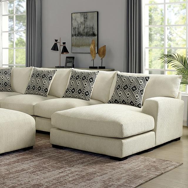KAYLEE U-Shaped Sectional, Right Chaise  Half Price Furniture