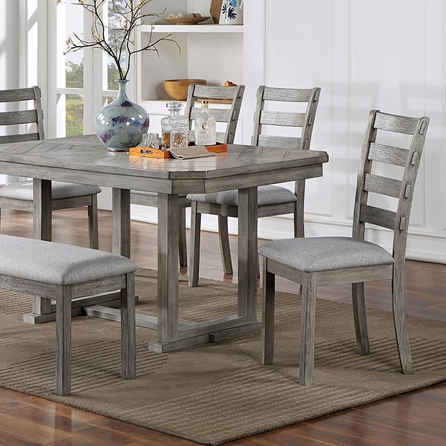 LAQUILA Dining Table, Gray  Half Price Furniture