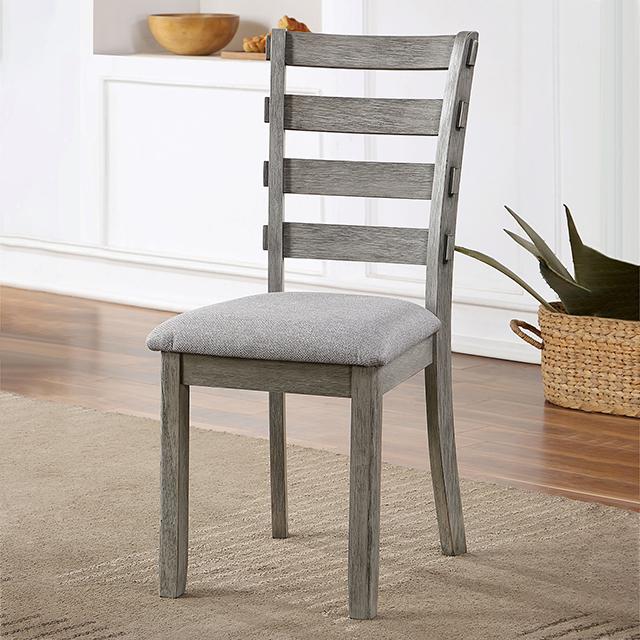 LAQUILA Side Chair (2/CTN), Gray  Half Price Furniture