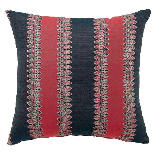 LARA 18" X 18" Pillow, Red & Blue (2/CTN)  Half Price Furniture