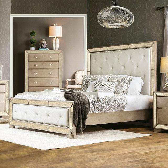 LORAINE Cal.King Bed LORAINE Cal.King Bed Half Price Furniture