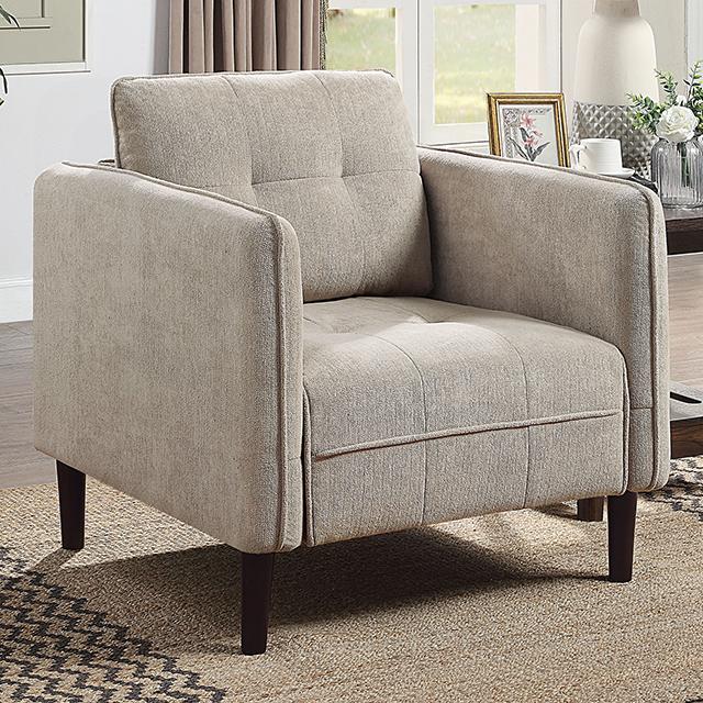 LYNDA Chair, Light Gray  Half Price Furniture