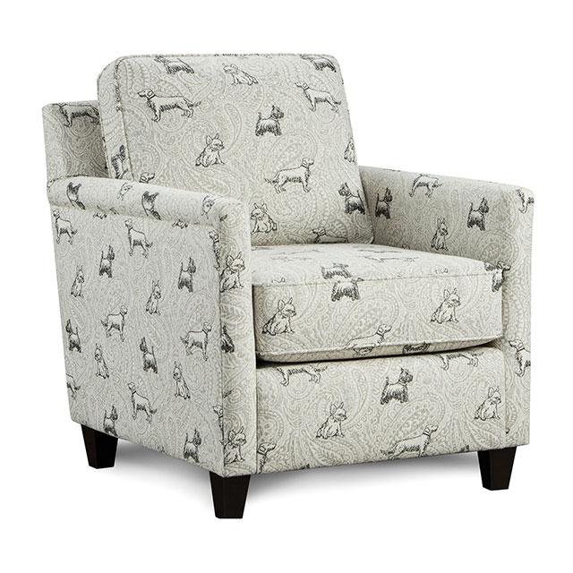 POCKLINGTON Accent Chair, Dog  Half Price Furniture